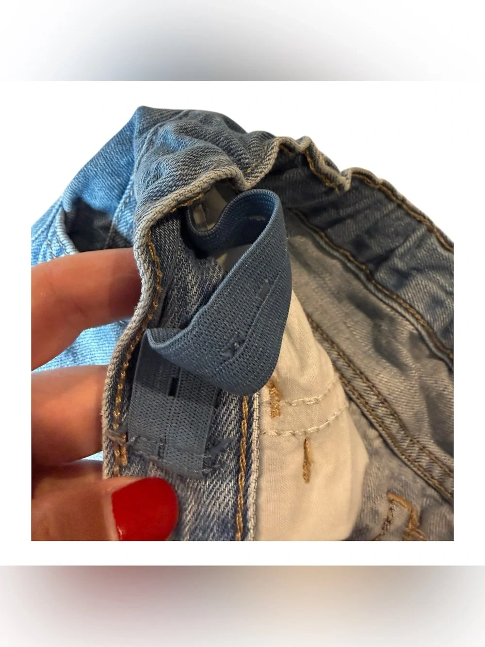 The Children’s Place Midi Mi-Long Distressed Denim Shorts Girls 16 Plus